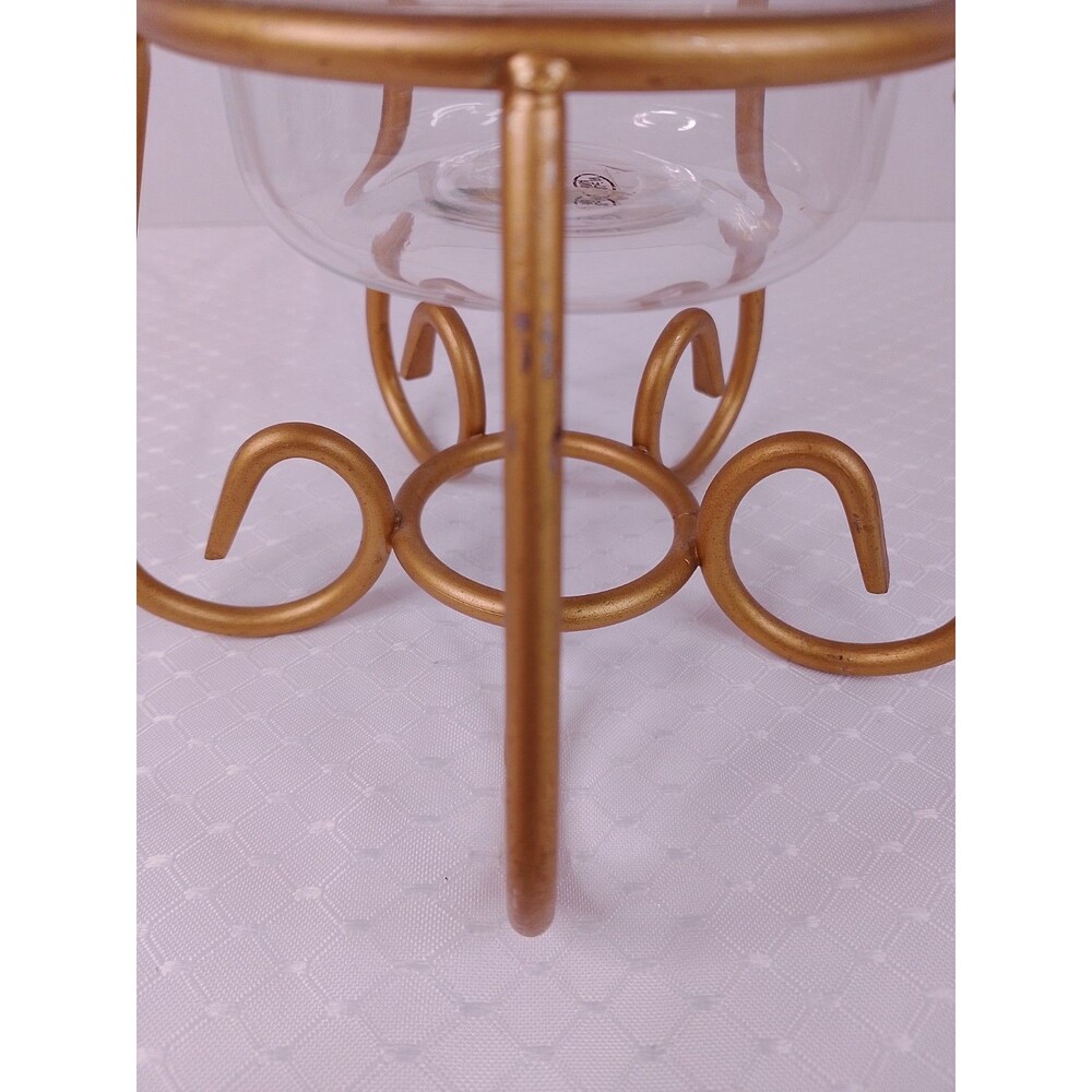 Vintage Illuminations Handcrafted Metalworks Butterfly Hurricane Candle Holder - Picture 7 of 7